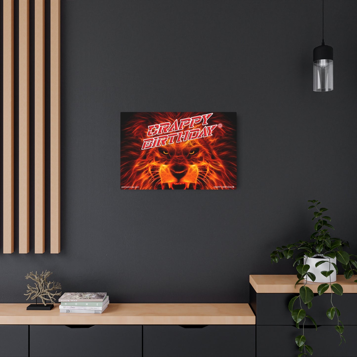 Crappy Birthday Metal Art Sign