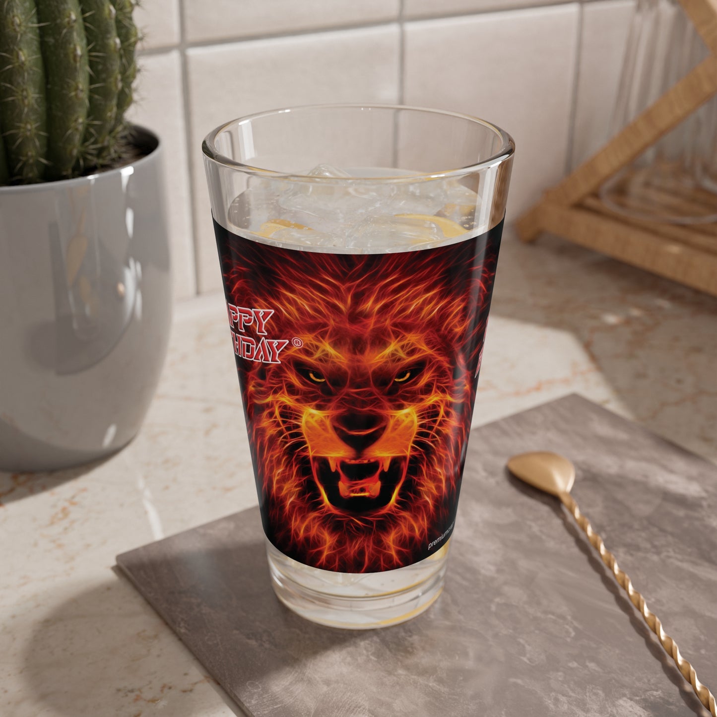 Crappy Birthday Mixing Glass