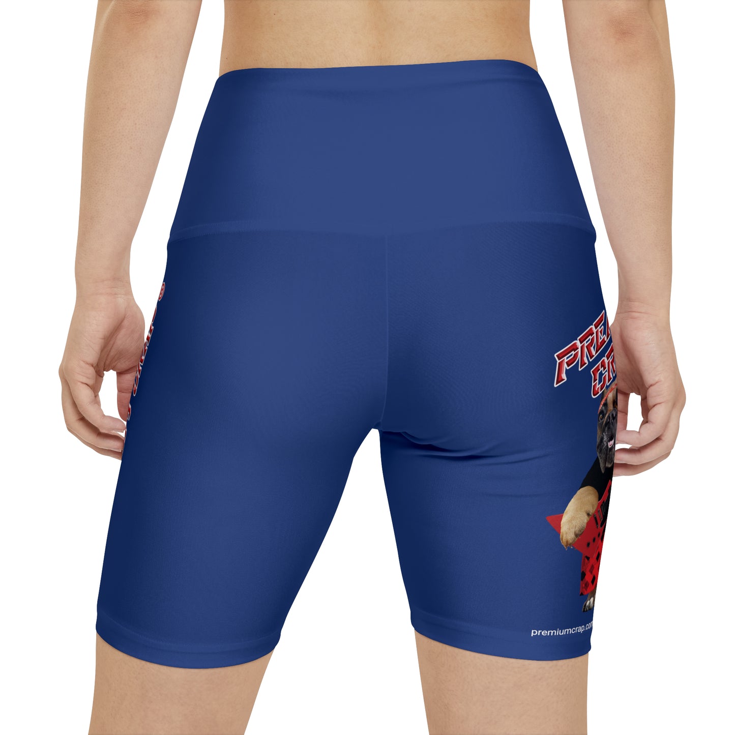 Premium Crap II Women's Workout Shorts - Dark Blue
