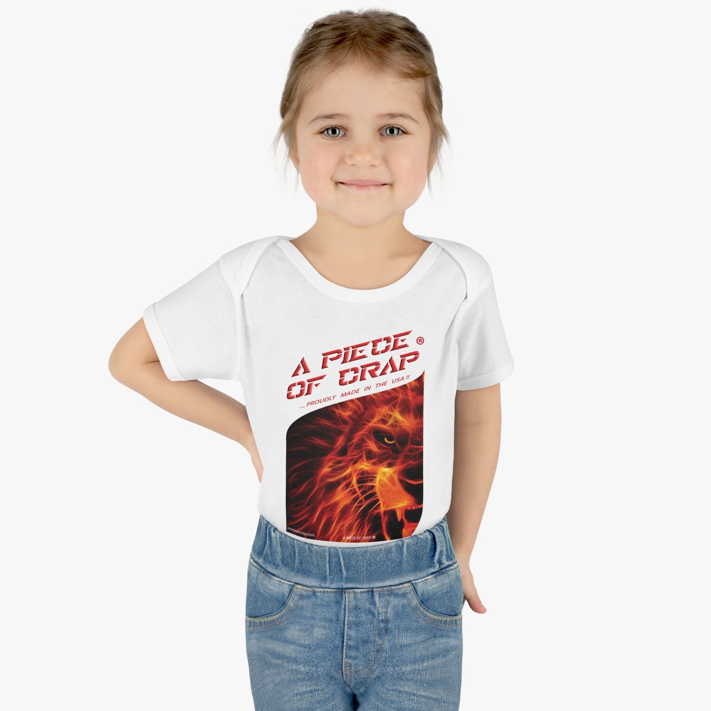 A Piece Of Crap Infant Baby Rib Bodysuit