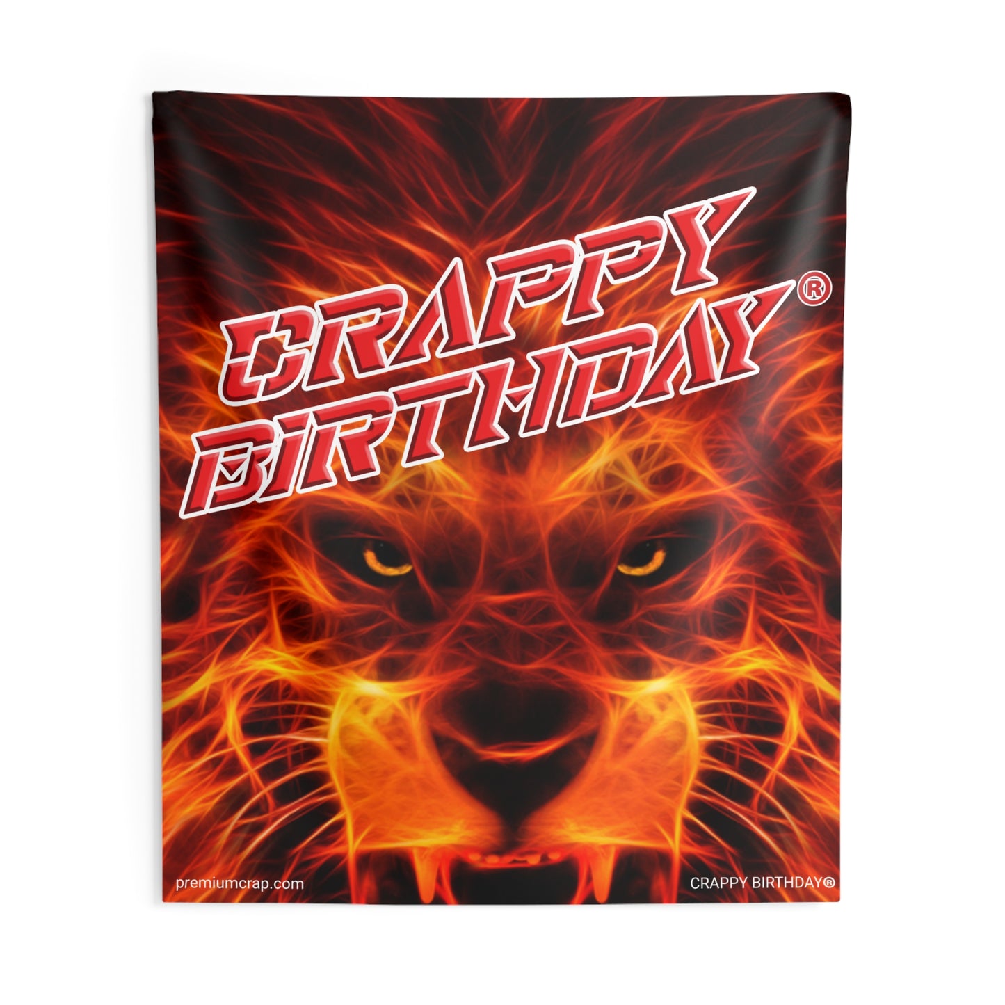 Crappy Birthday Indoor Wall Tapestries