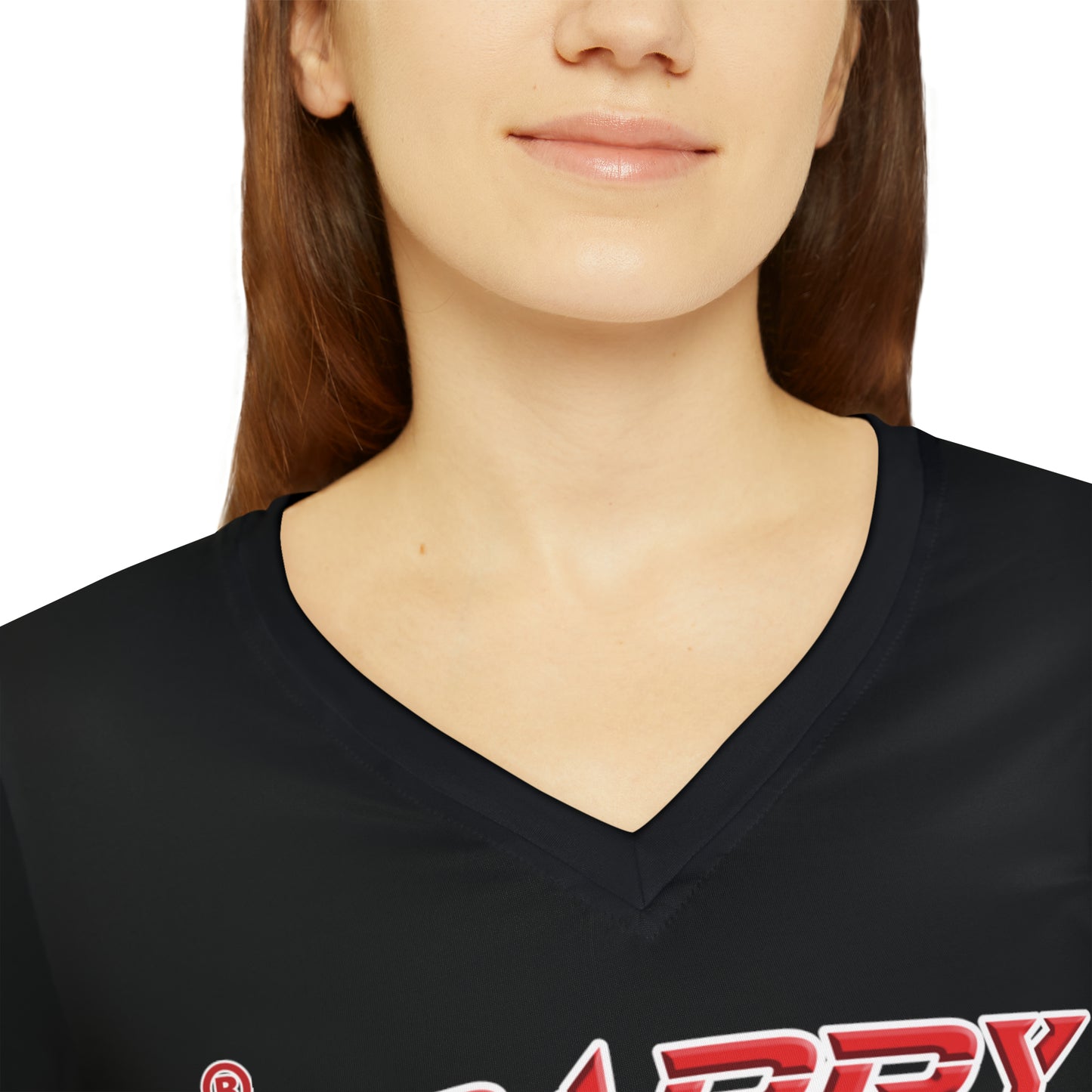 Crappy Birthday II Women's Long Sleeve V-neck Shirt - Black