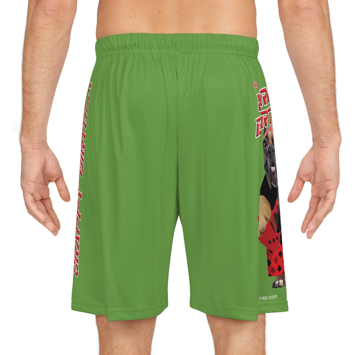 Crappy Birthday II Basketball Shorts - Green