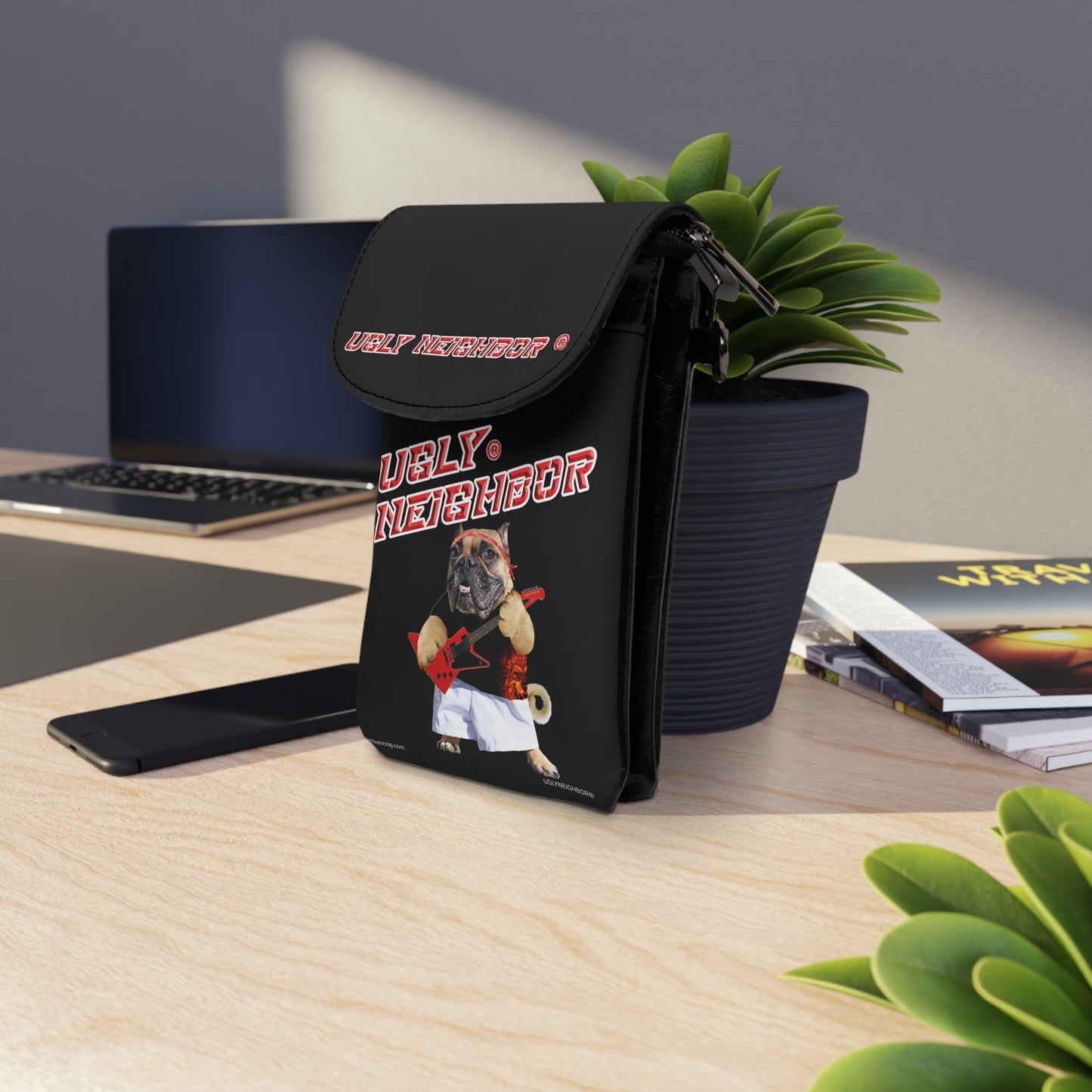 Ugly Neighbor Small Cell Phone Wallet