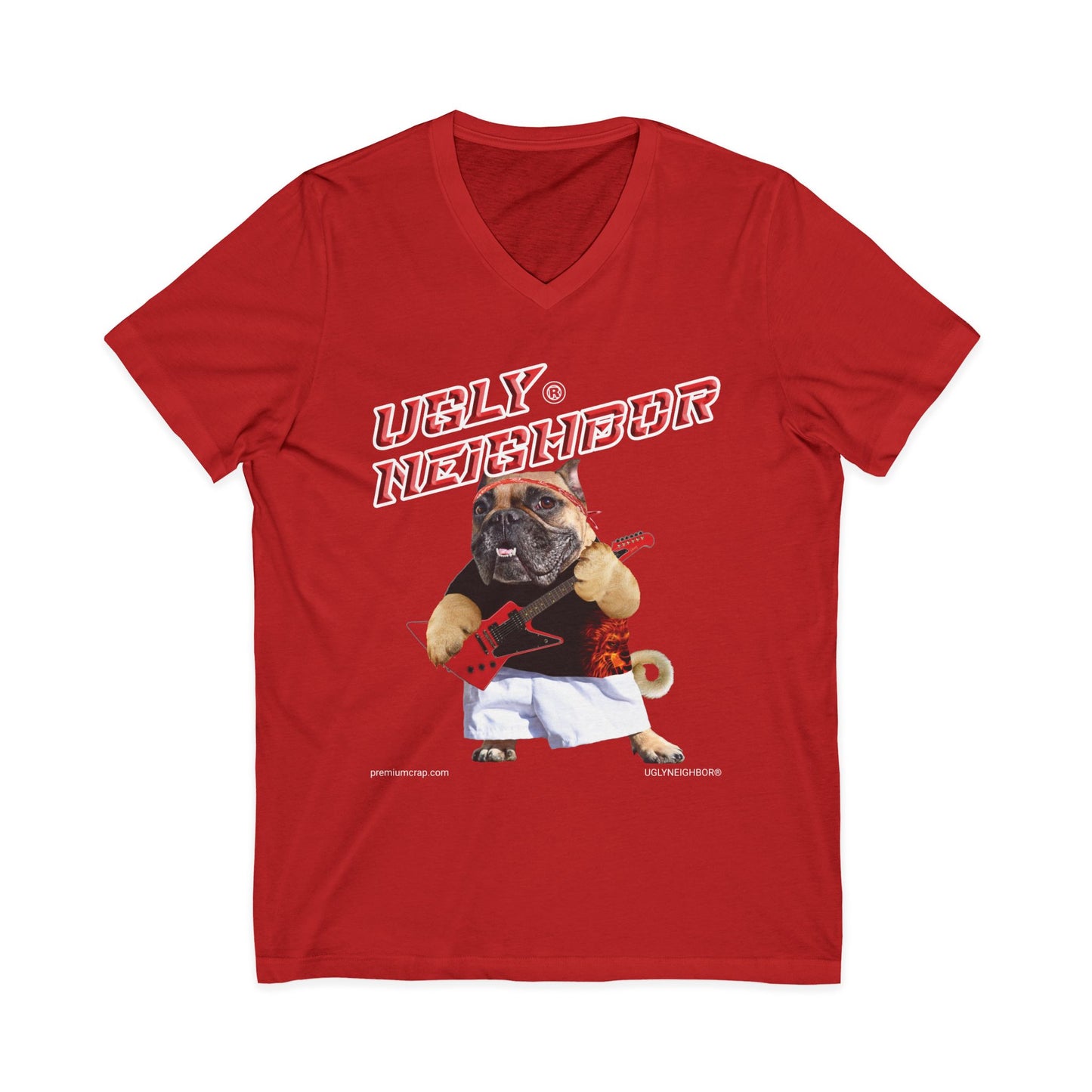 Ugly Neighbor Jersey Short Sleeve V-Neck Tee