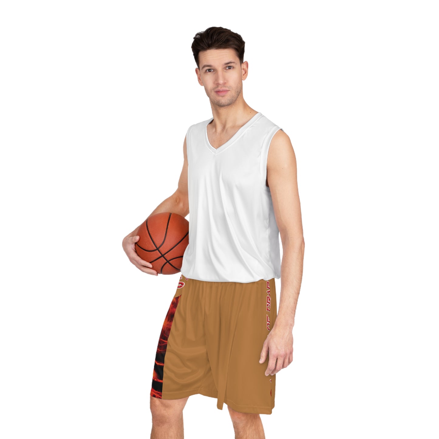 A Piece Of Crap BougieBooty Baller Shorts - Light Brown