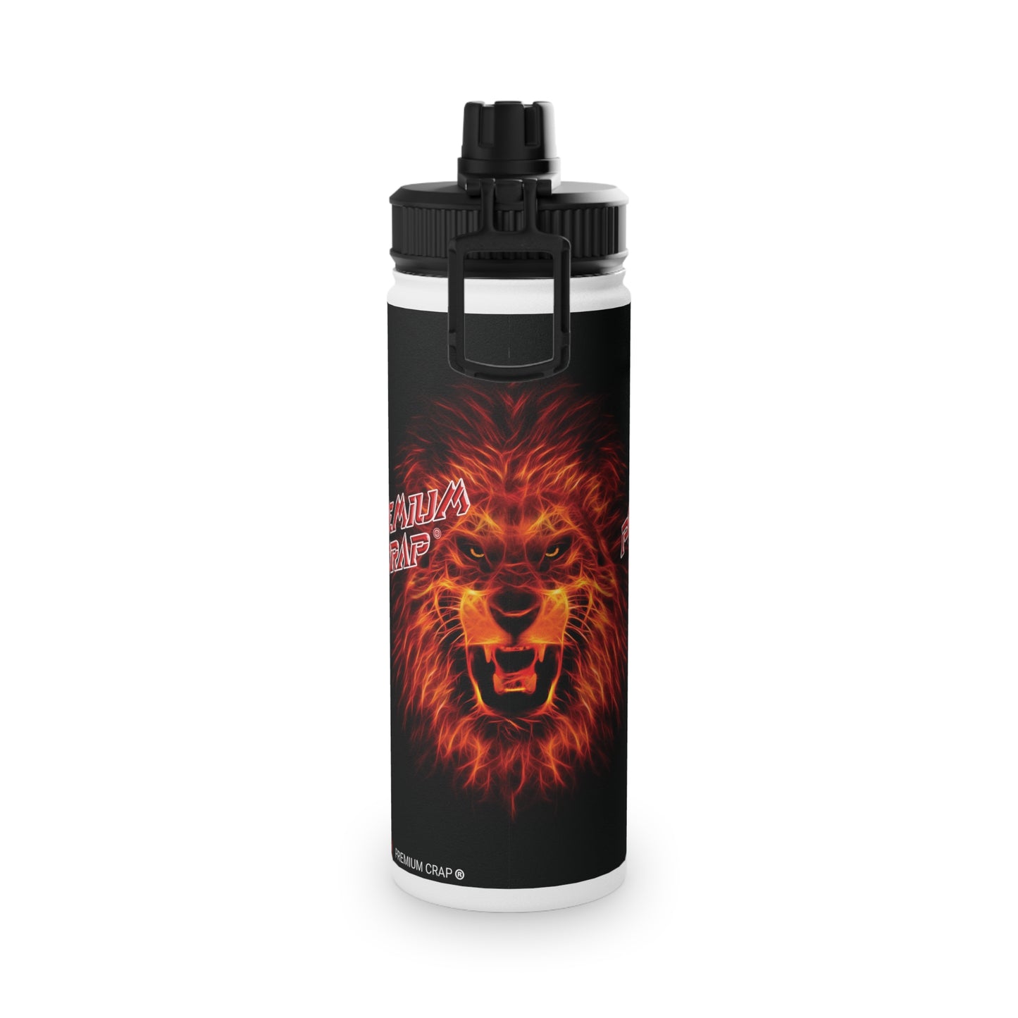 Premium Crap Stainless Steel Water Bottle, Sports Lid