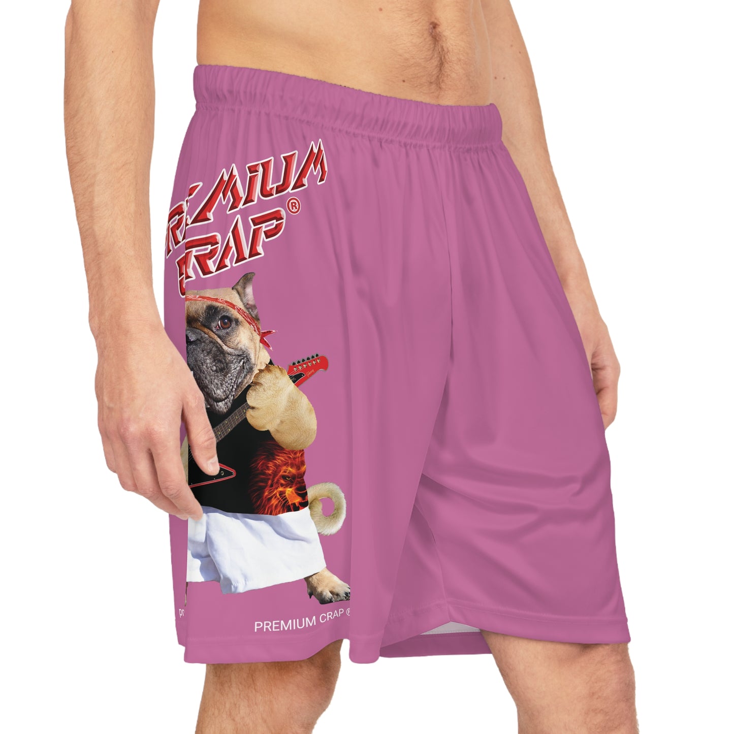 Premium Crap Basketball Shorts - Light Pink