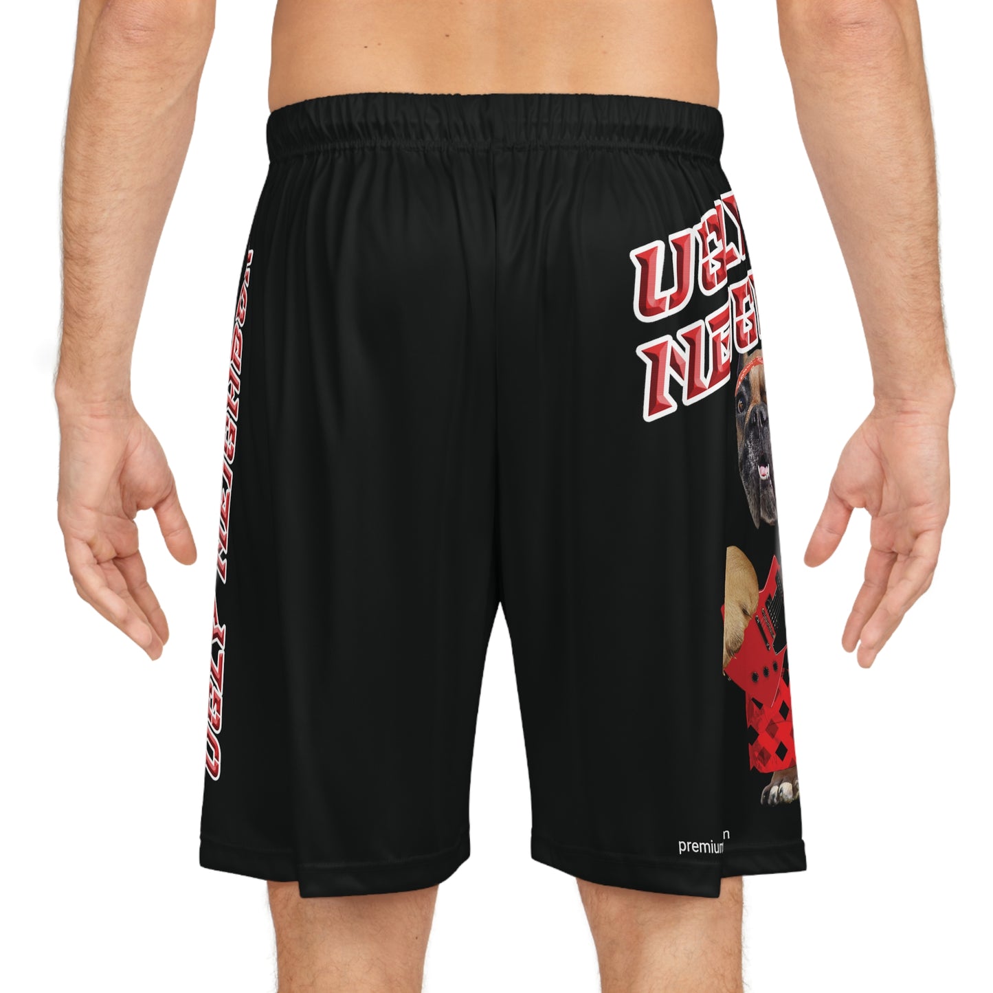 Ugly Neighbor II Basketball Shorts - Black
