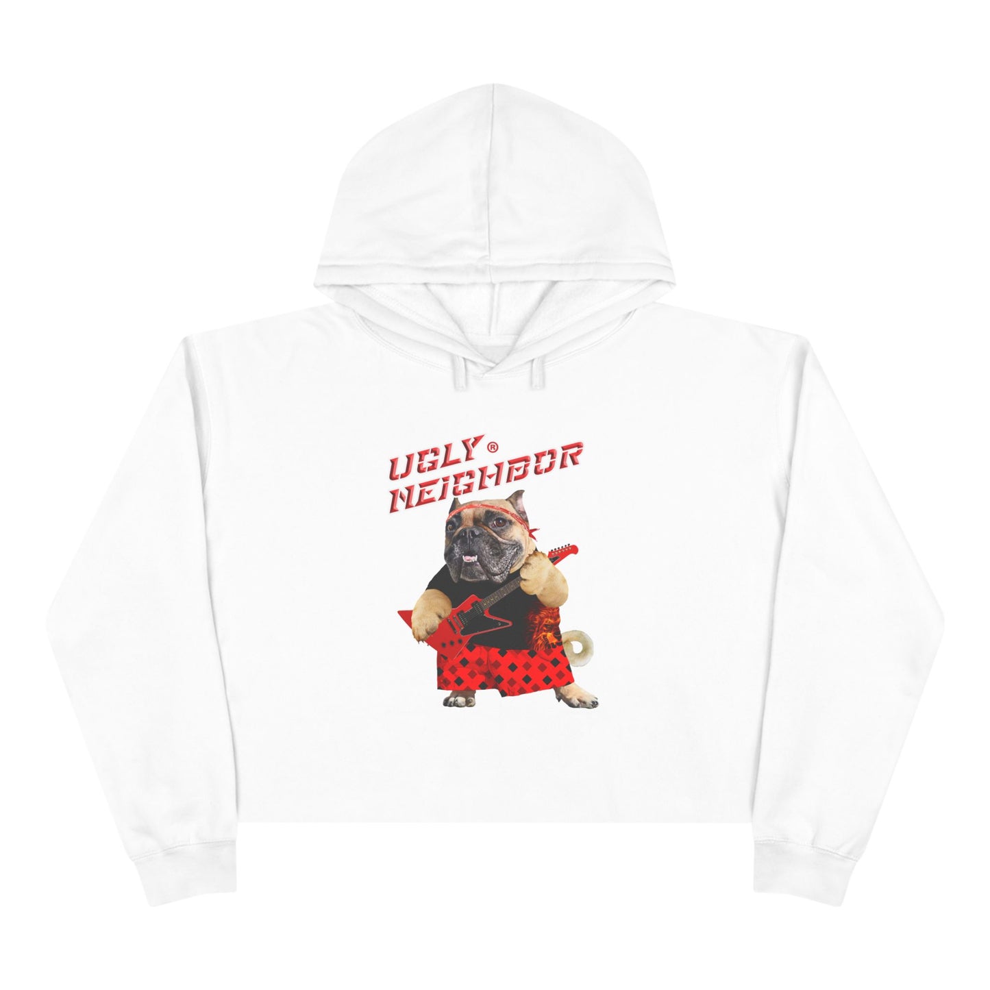 Ugly Neighbor Cropped Hoodie