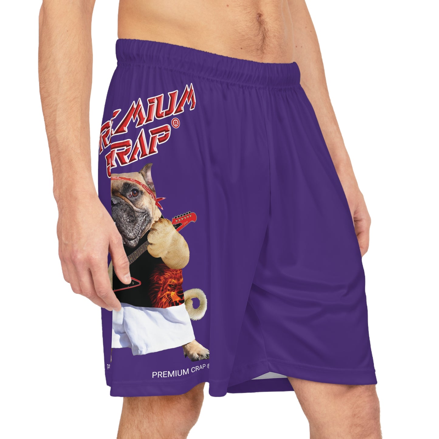Premium Crap Basketball Shorts - Purple