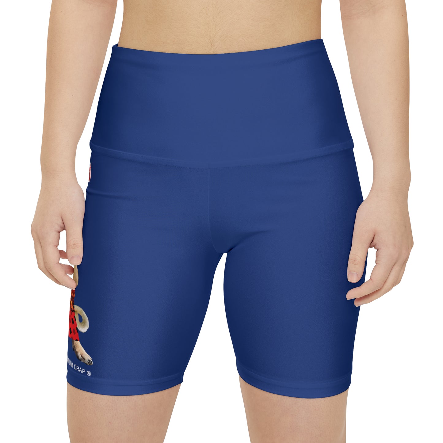Premium Crap II Women's Workout Shorts - Dark Blue