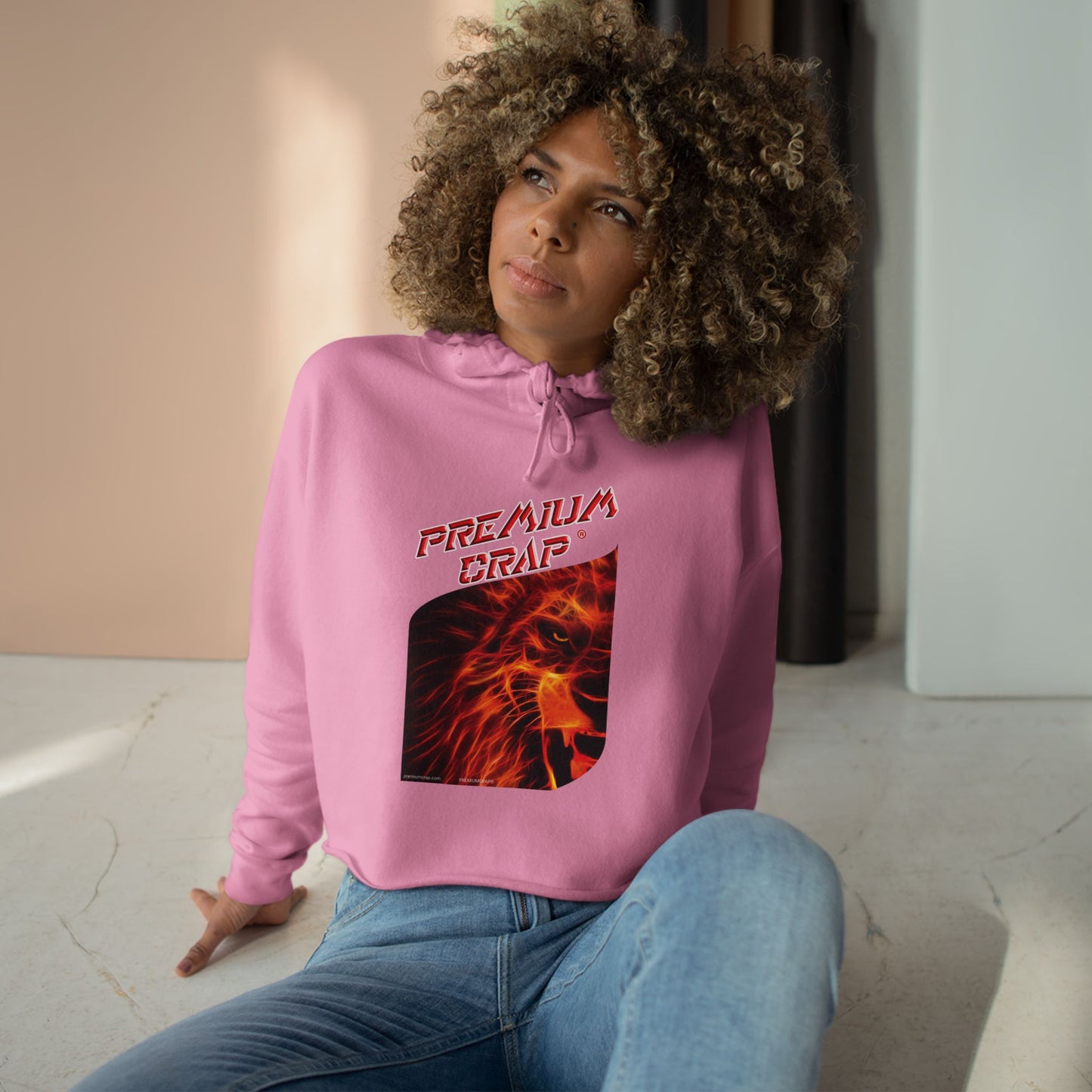 Premium Crap Cropped Hoodie