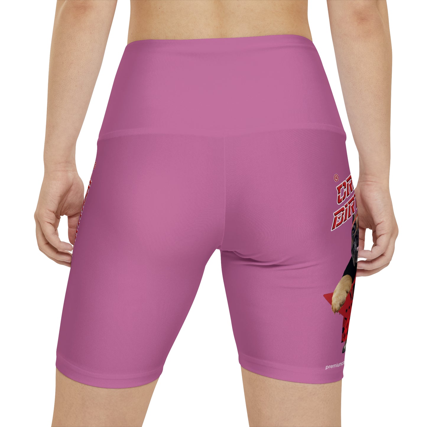 Crappy Birthday II Women's Workout Shorts - Light Pink