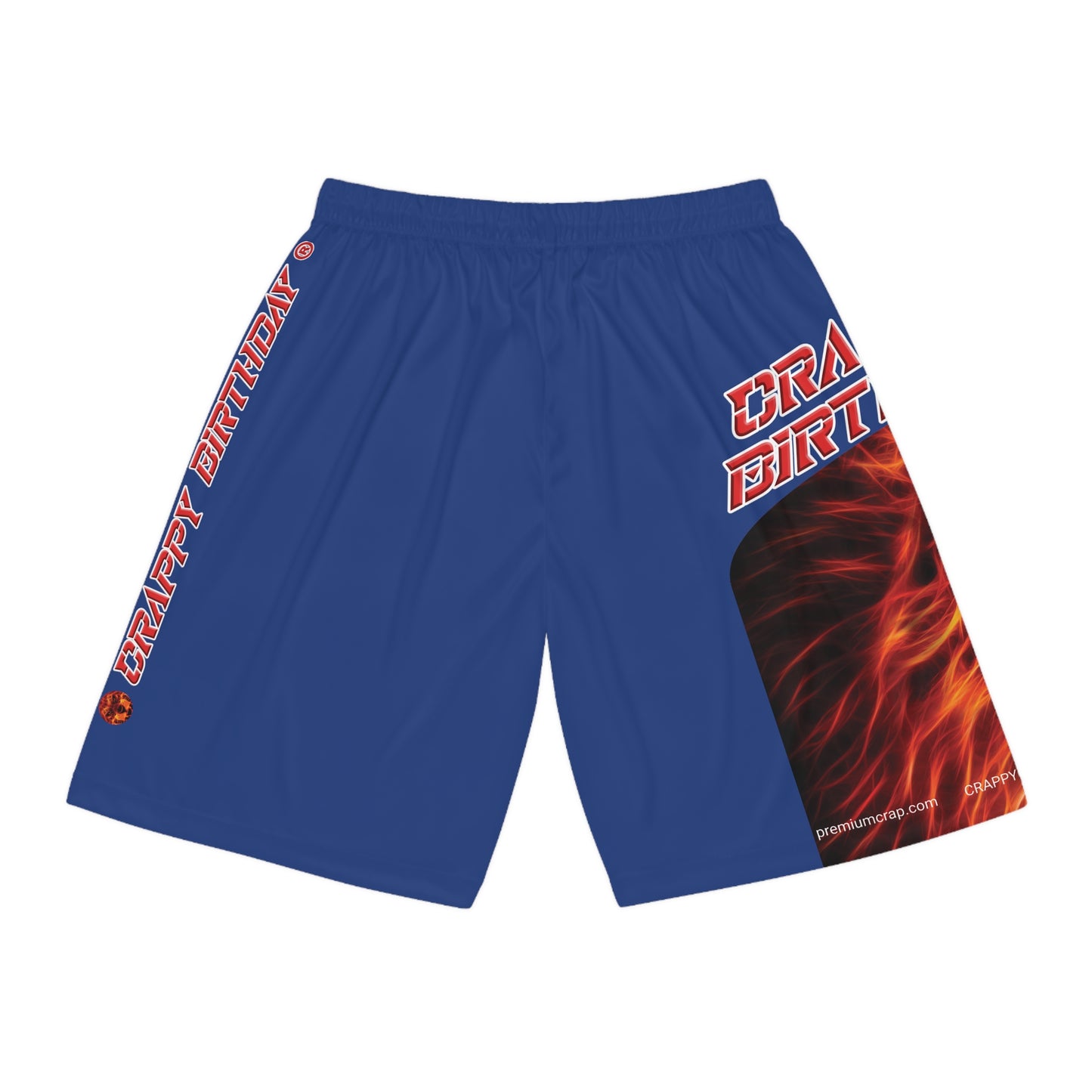 Crappy Birthday BougieBooty Baller Shorts - Dark Blue