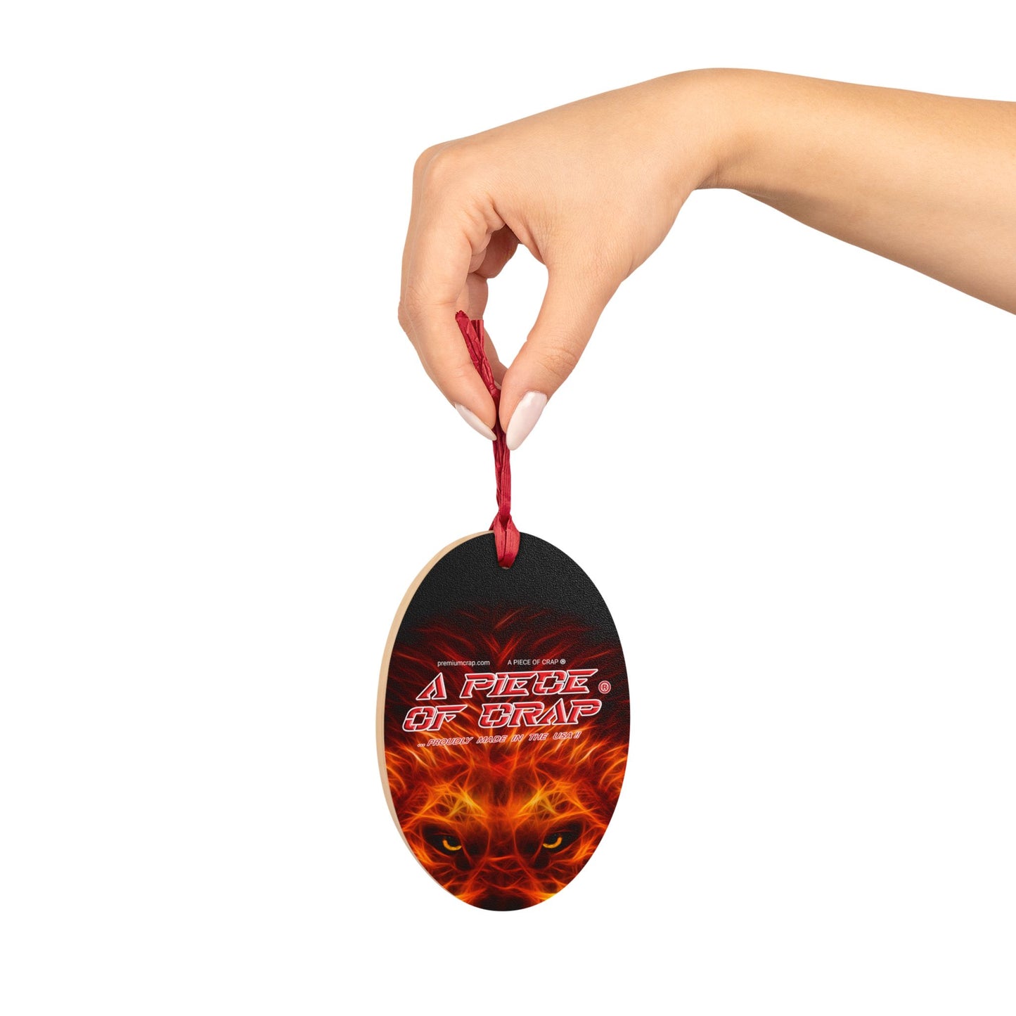 A Piece Of Crap Wooden Ornaments