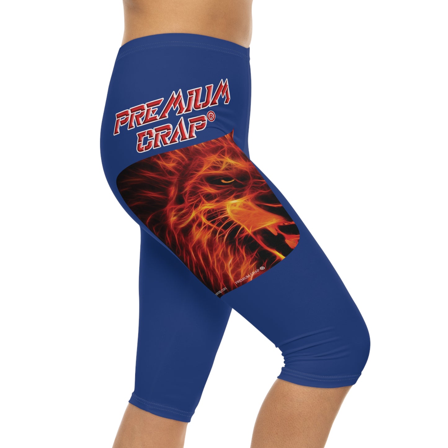 Premium Crap Capri-Cious Leggings - Dark Blue