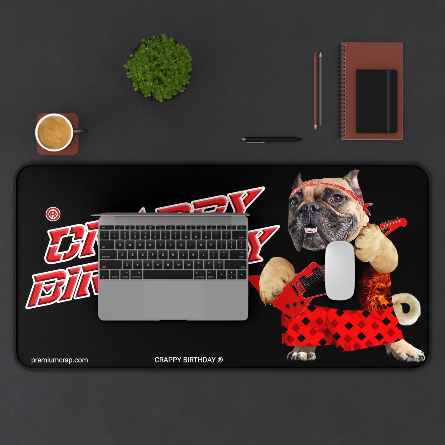 Crappy Birthday II Desk Mat