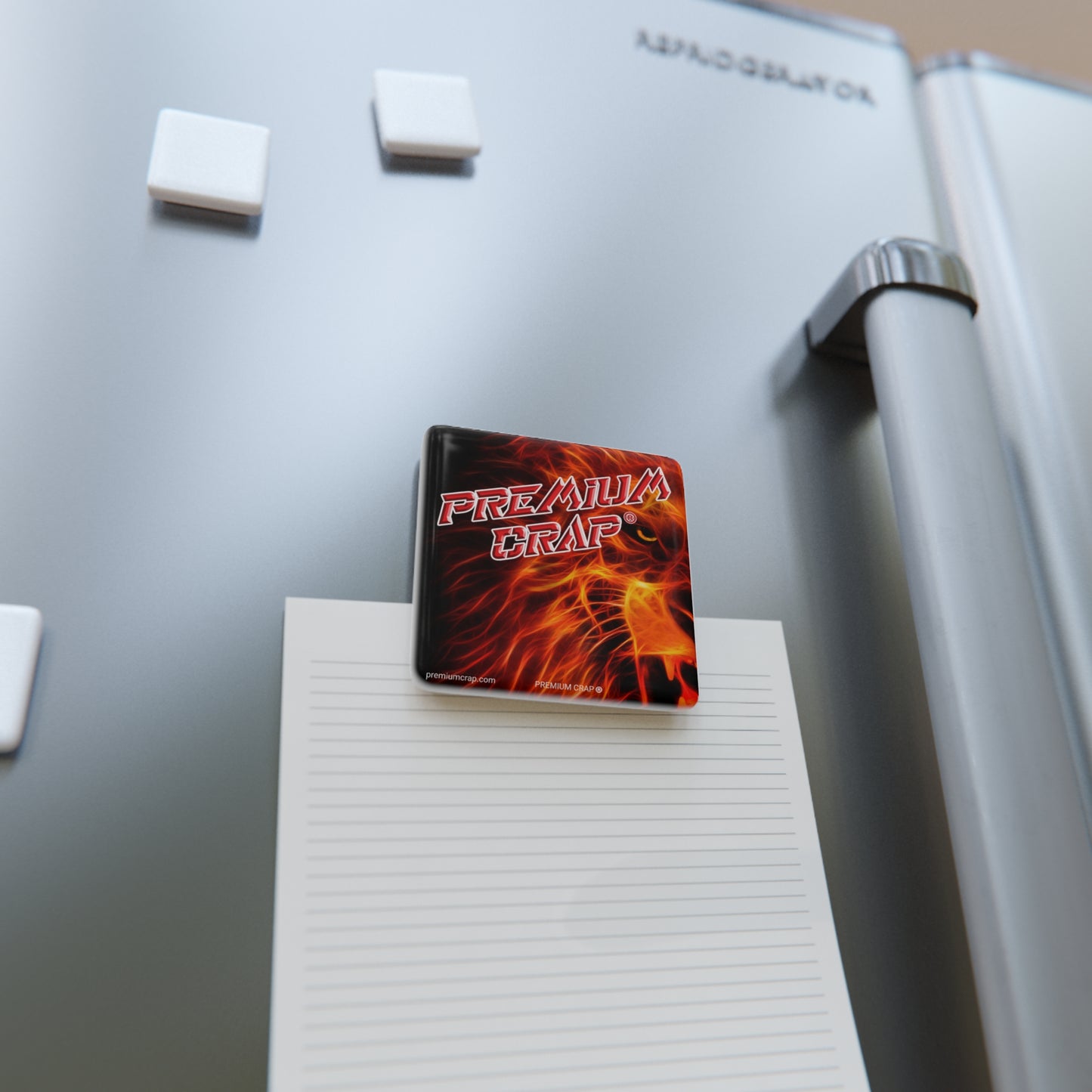 Premium Crap Porcelain Magnet, Square