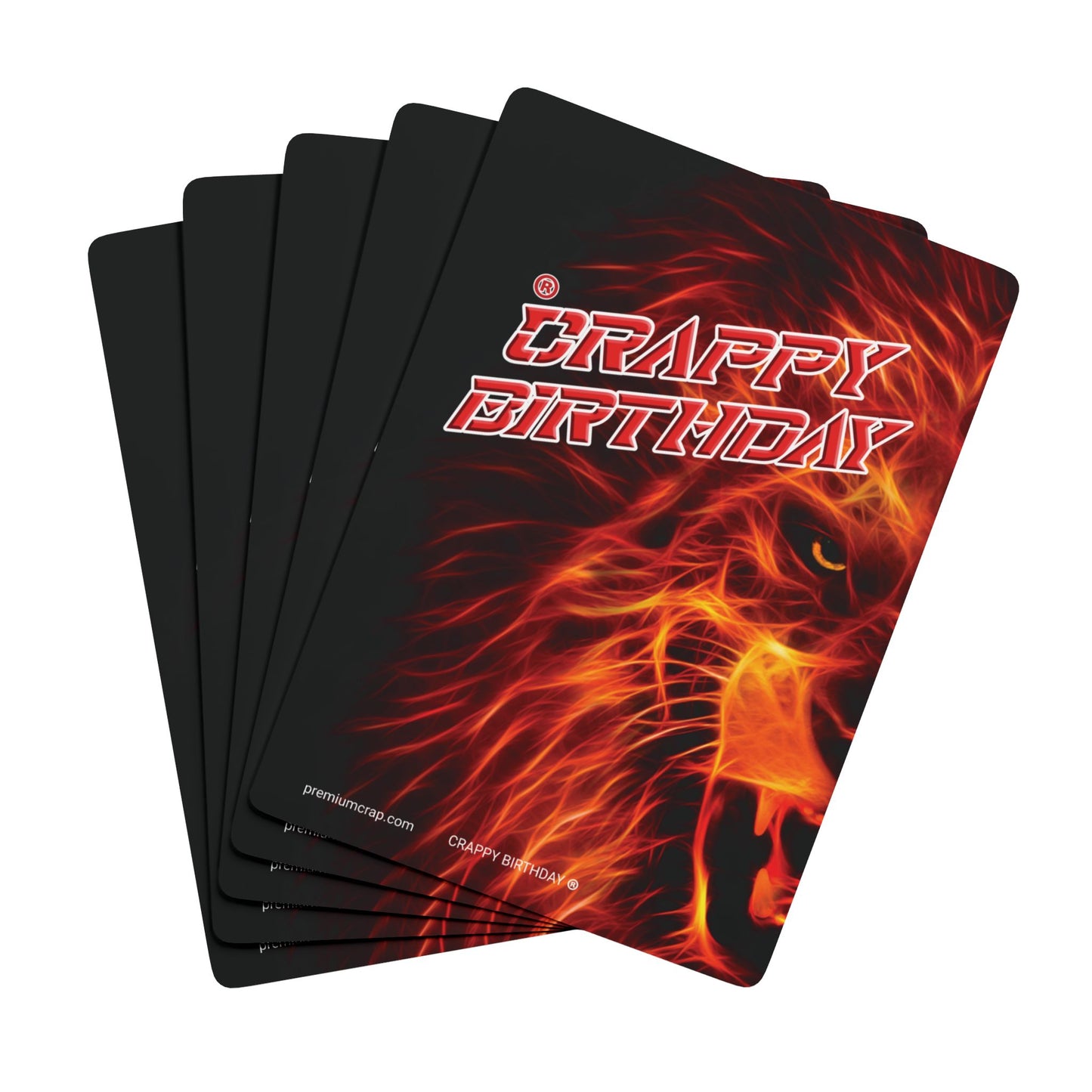 Crappy Birthday Poker Cards
