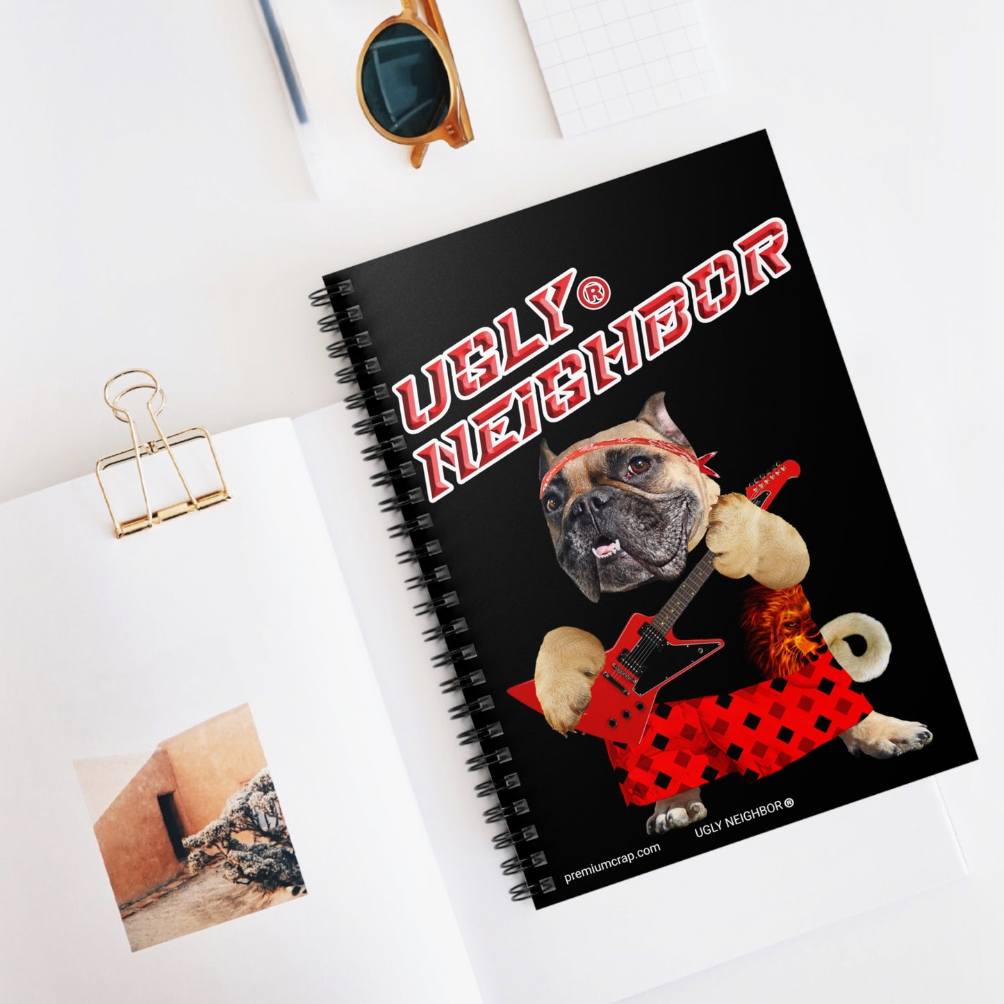 Ugly Neighbor II Spiral Notebook - Ruled Line