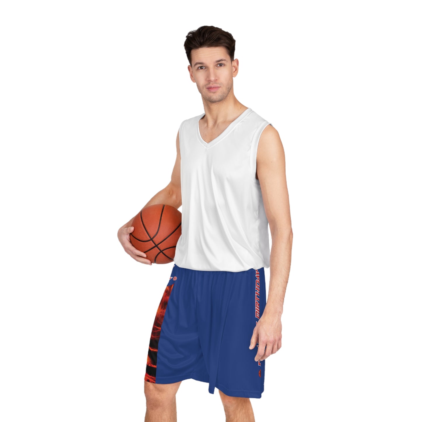 Crappy Birthday BougieBooty Baller Shorts - Dark Blue