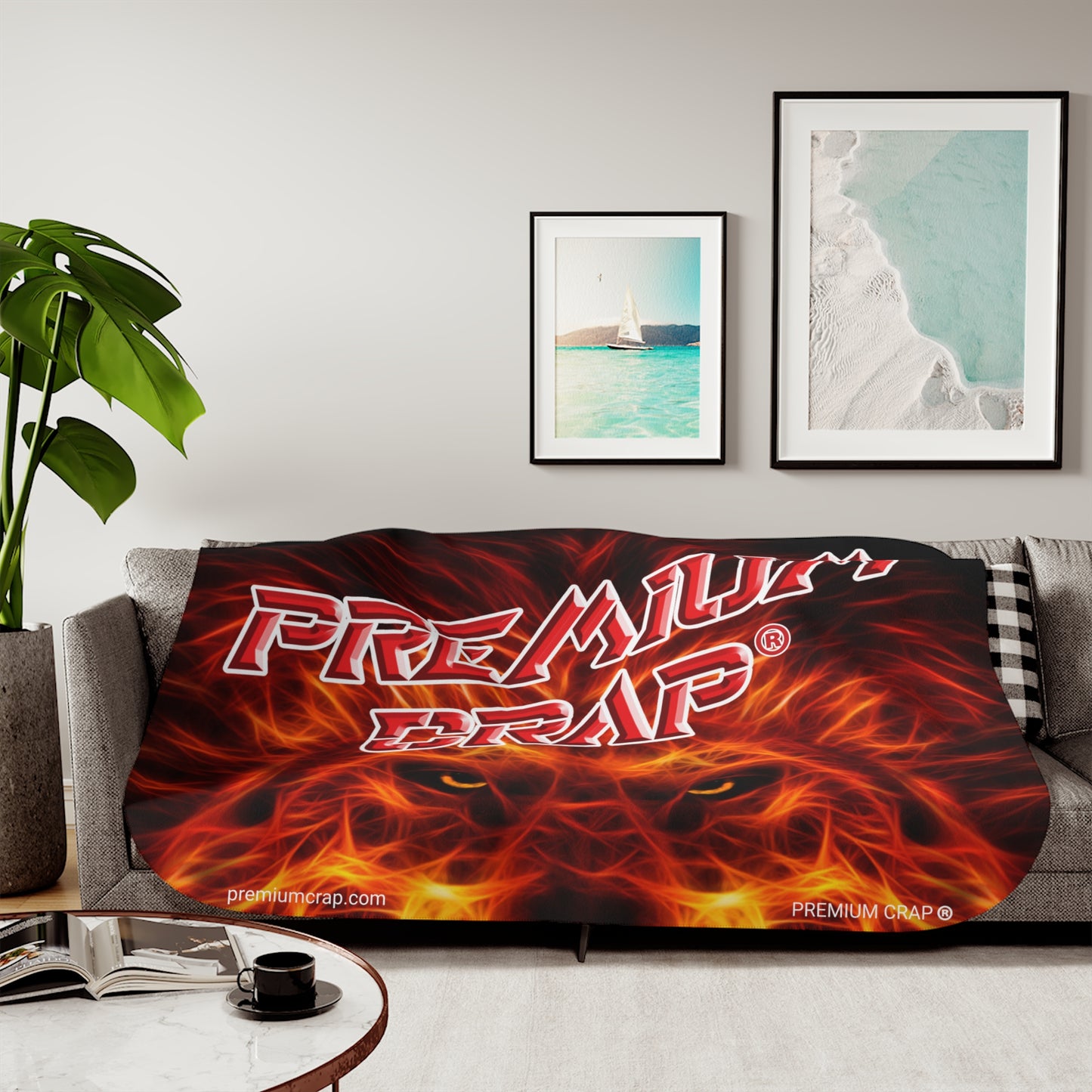 Premium Crap Sherpa Blanket