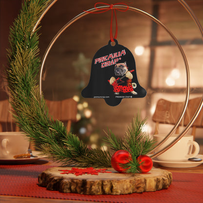 Premium Crap II Christmas Metal Ornaments