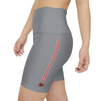 Crappy Birthday WorkoutWit Shorts - Grey