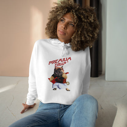 Premium Crap Cropped Hoodie