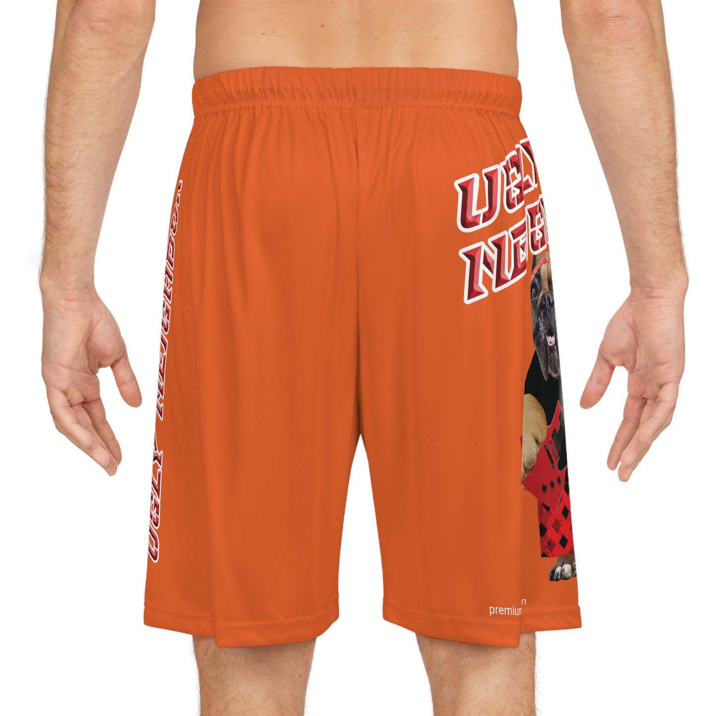 Ugly Neighbor II Basketball Shorts - Orange