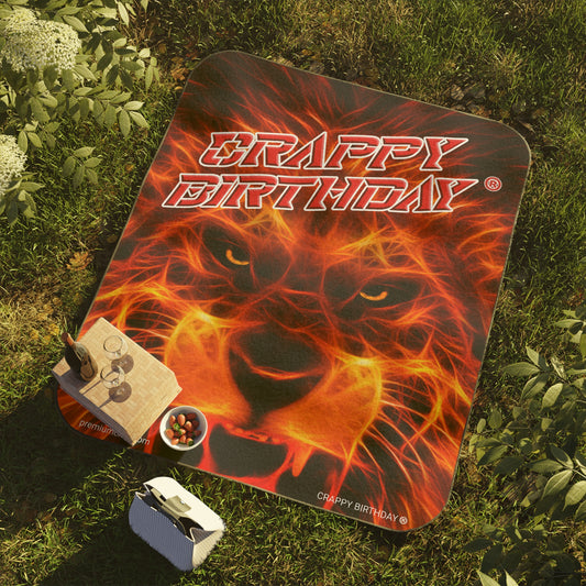 Crappy Birthday Picnic Blanket