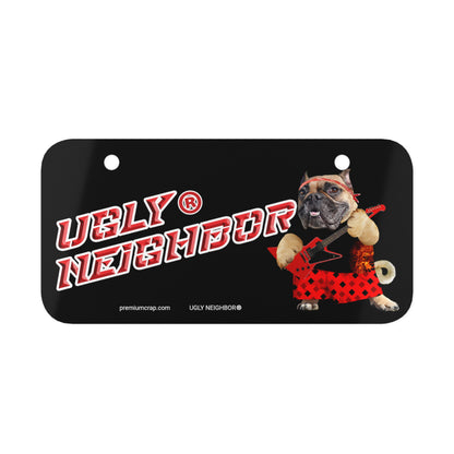 Ugly Neighbor II Mini License Plate