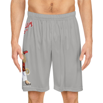 Premium Crap Basketball Shorts - Light Grey