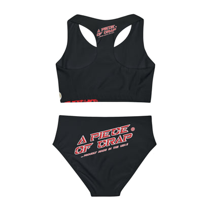 A Piece Of Crap II Girls Two Piece Swimsuit