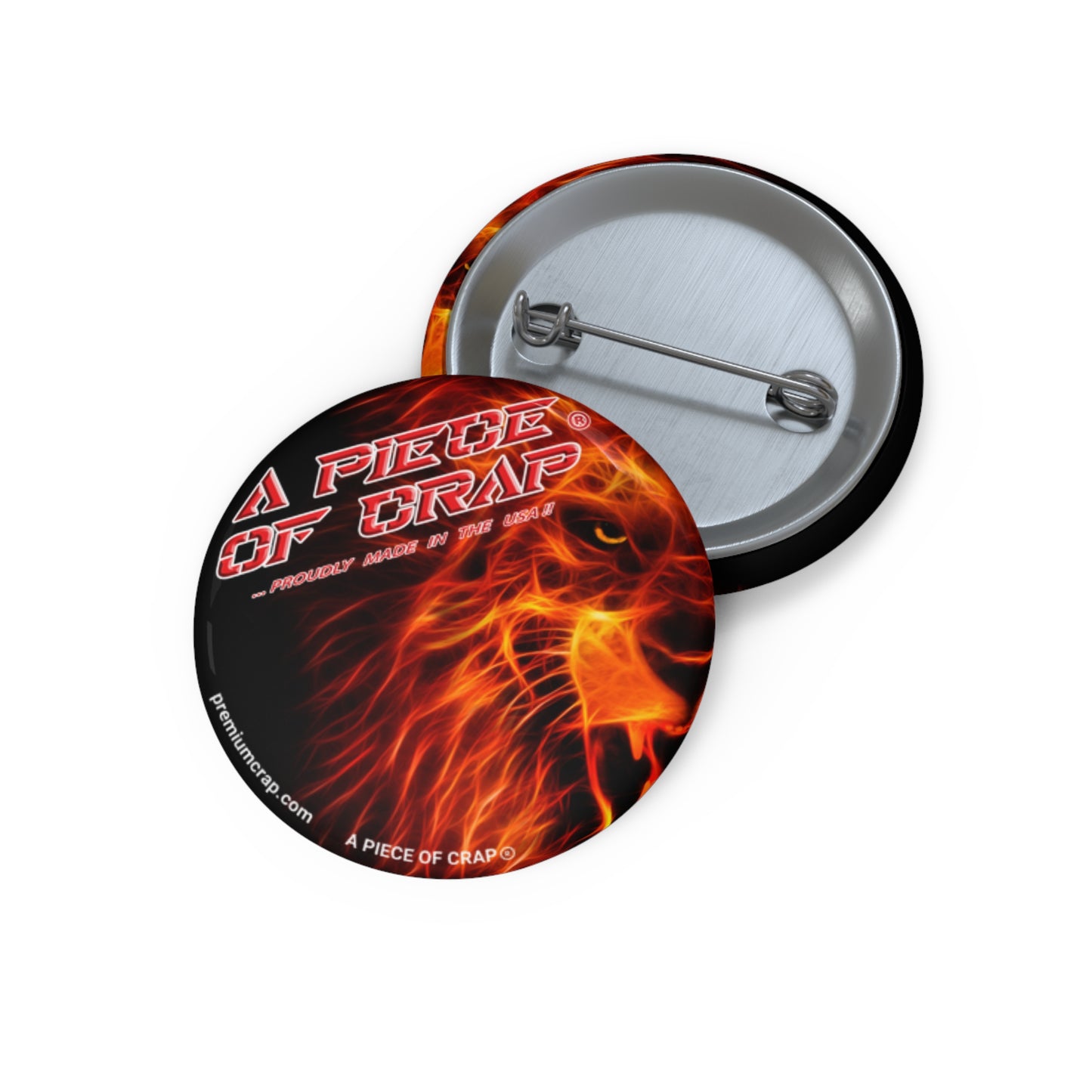 A Piece Of Crap Pin Buttons