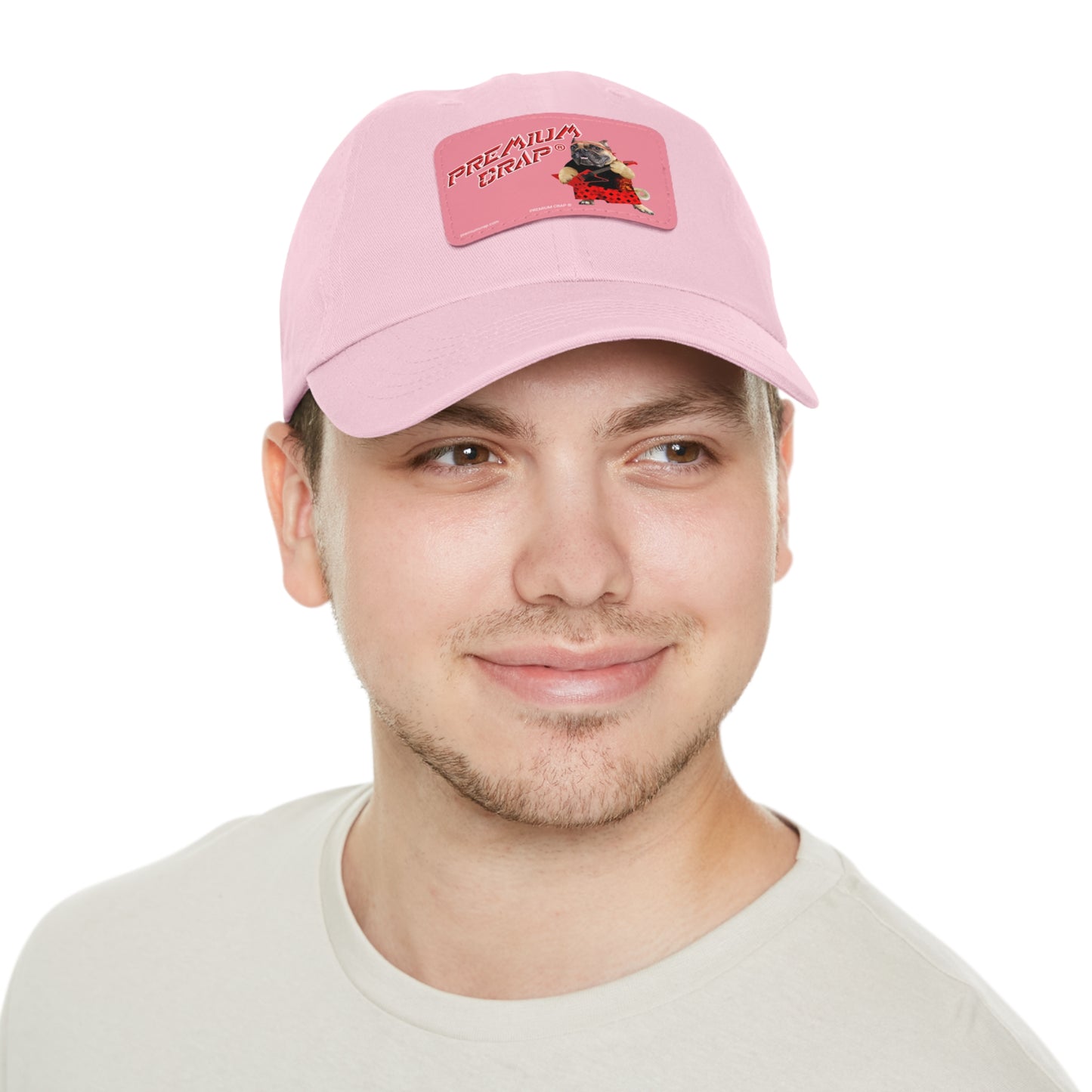 Premium Crap II Dad Hat with Leather Patch (Rectangle)