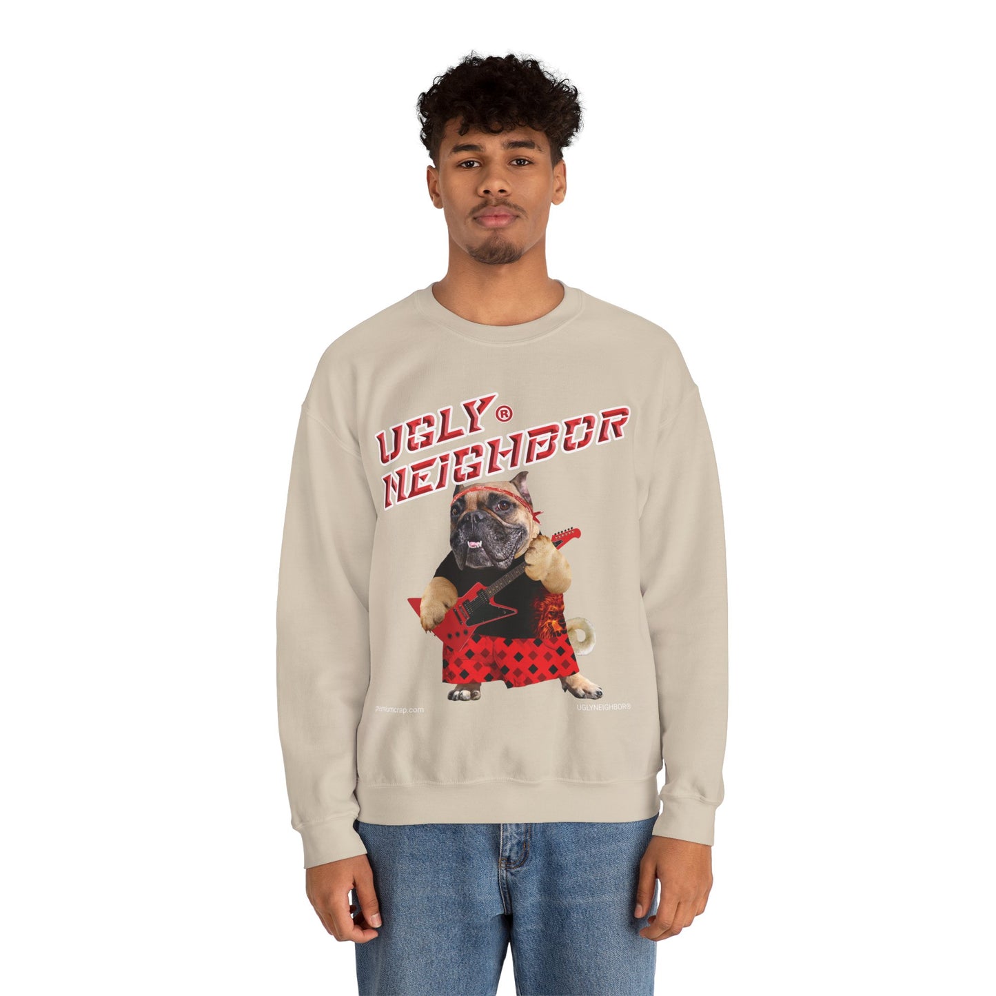 Ugly Neighbor II Men's Heavy Blend Crewneck Sweatshirt
