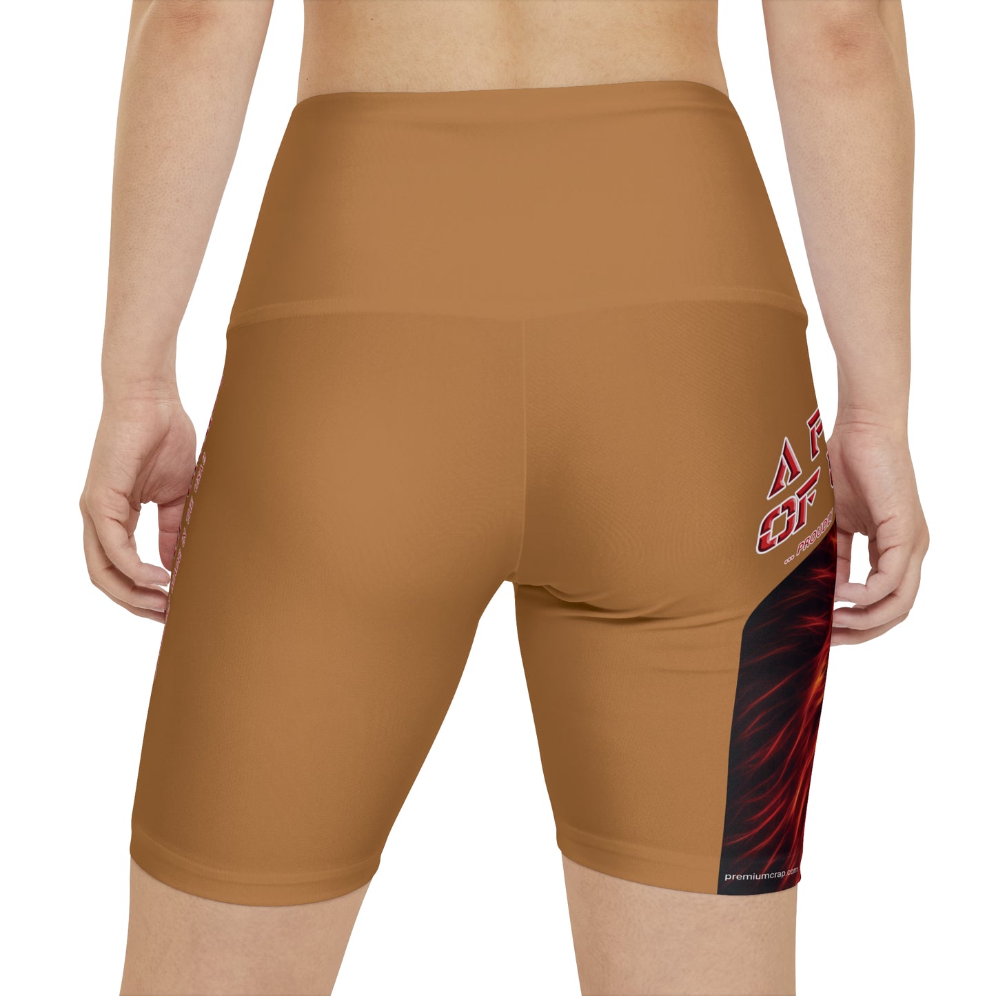 A Piece Of Crap WorkoutWit Shorts - Light Brown