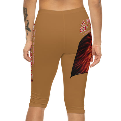 A Piece Of Crap Capri-Cious Leggings - Light Brown