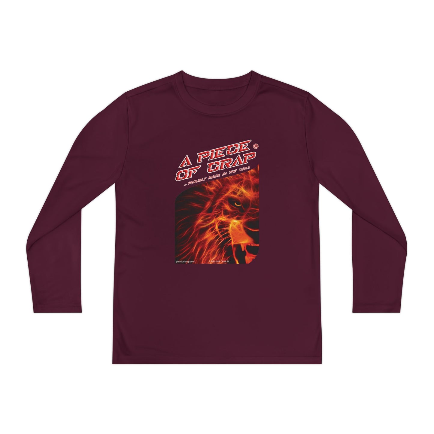 A Piece Of Crap Youth Long Sleeve Competitor Tee