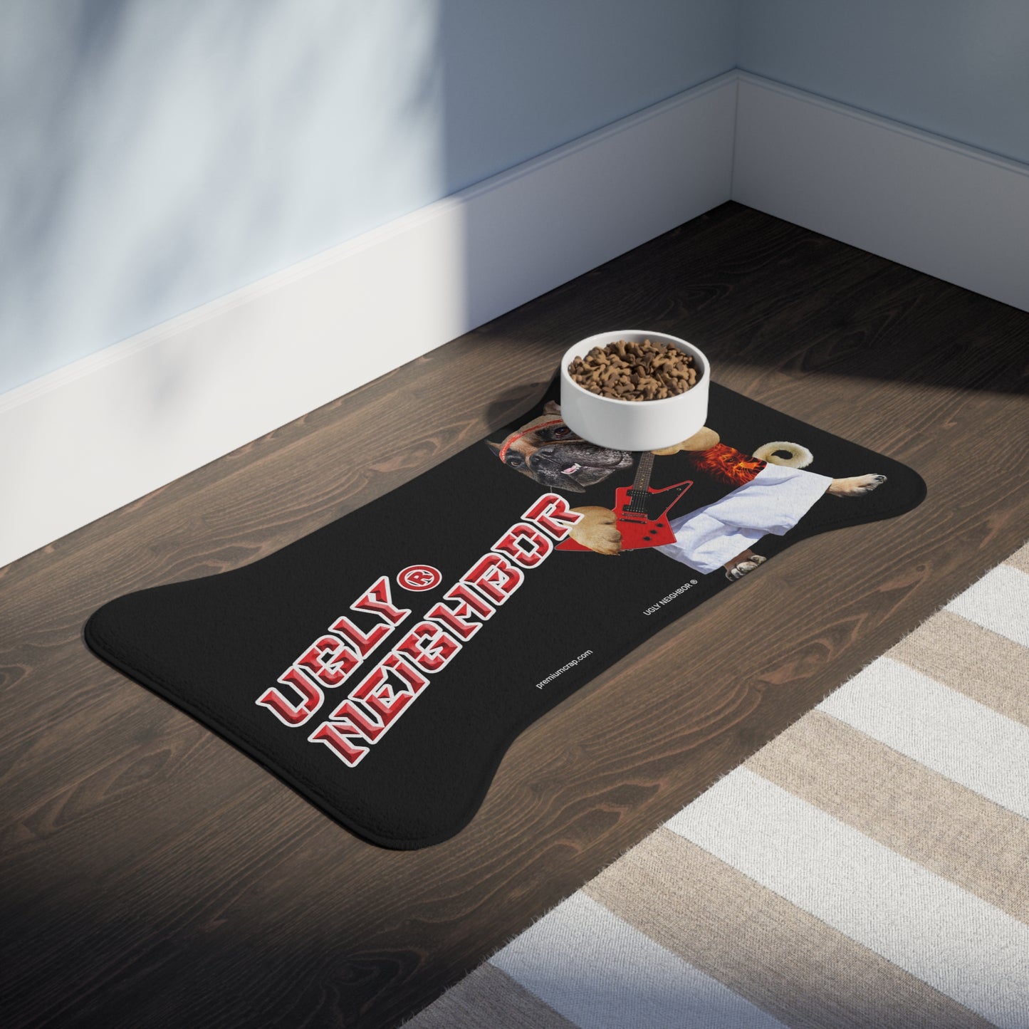 Ugly Neighbor Pet Feeding Mat