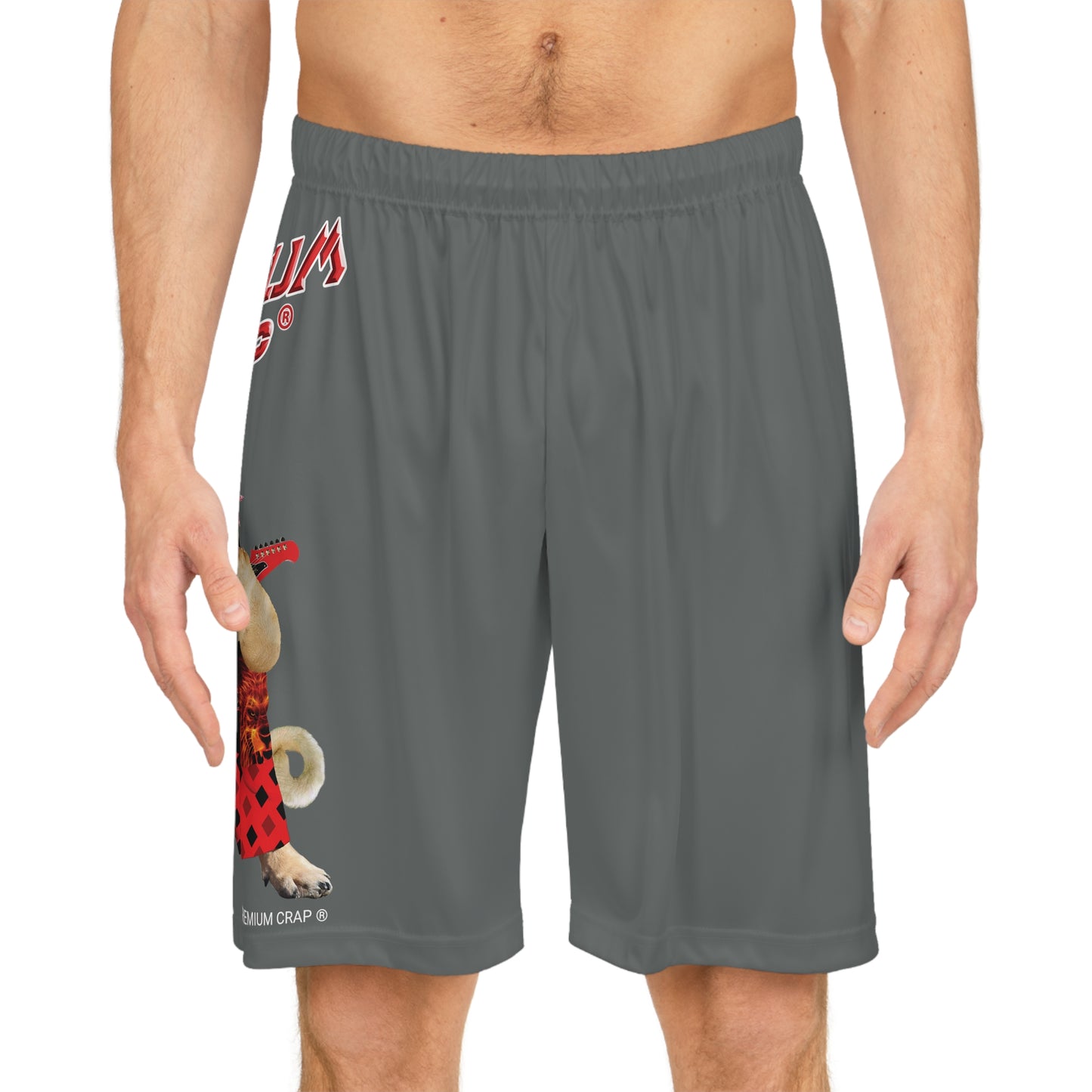 Premium Crap II Basketball Shorts - Dark Grey