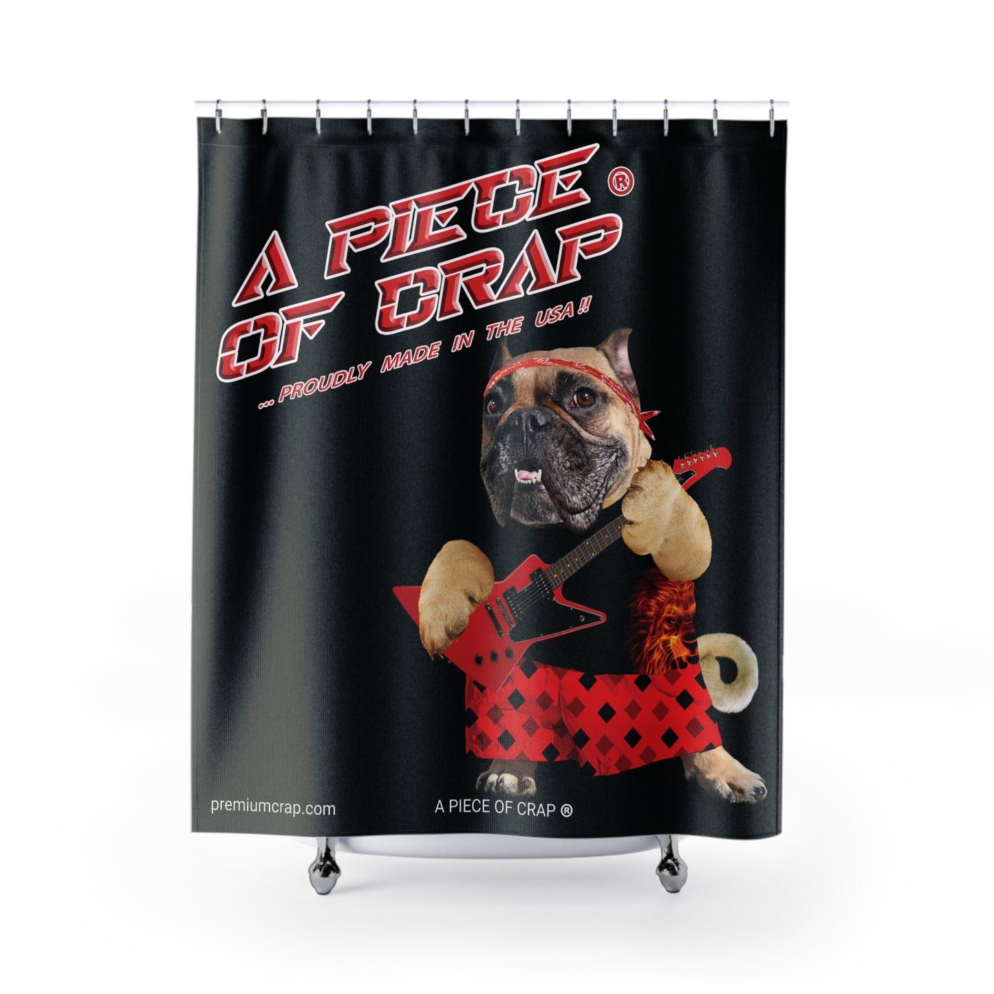 A Piece of Crap II Shower Curtains