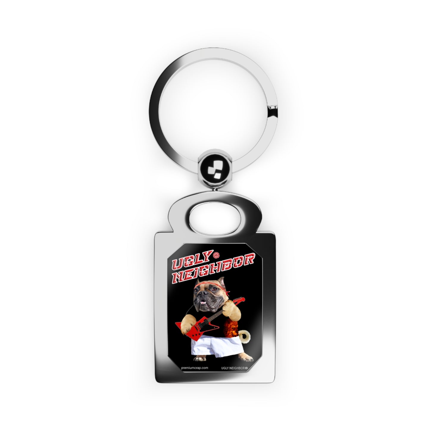 Ugly Neighbor Rectangle Photo Keyring