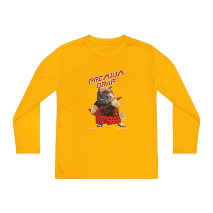 Premium Crap II Youth Long Sleeve Competitor Tee