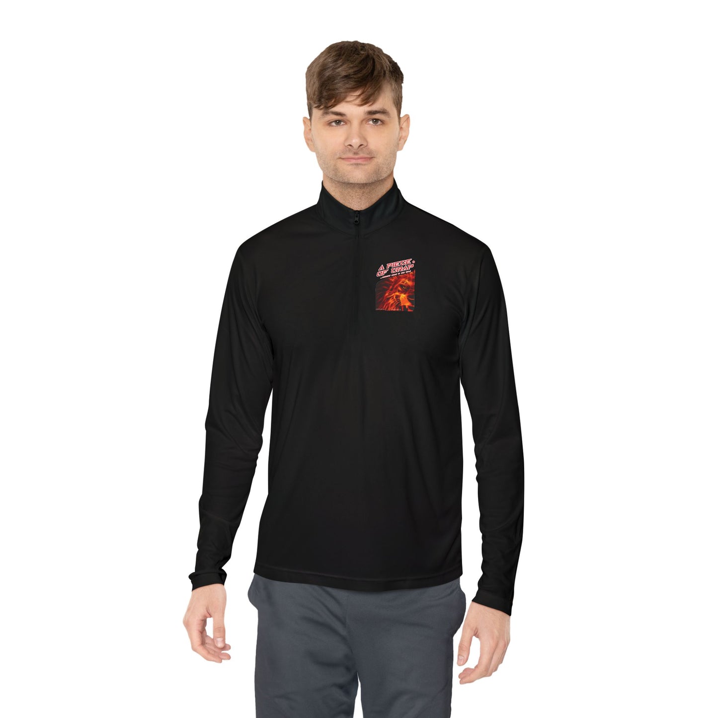 A Piece Of Crap Men's Quarter-Zip Pullover