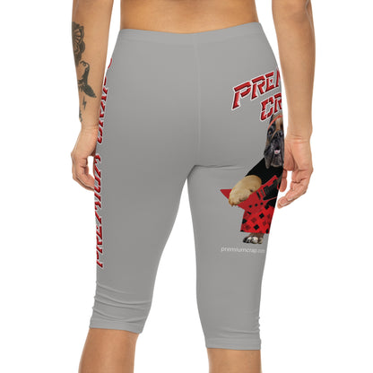 Premium Crap II Women’s Capri Leggings - Light Grey