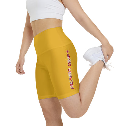 Premium Crap II Women's Workout Shorts  - Yellow