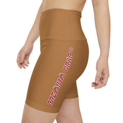 Premium Crap II Women's Workout Shorts  - Light Brown